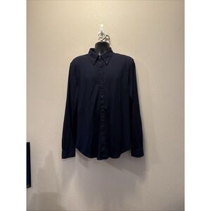 Brooks‎ Brothers Supima Cotton Blue Casual Collared Button Down Shirt Mens XL